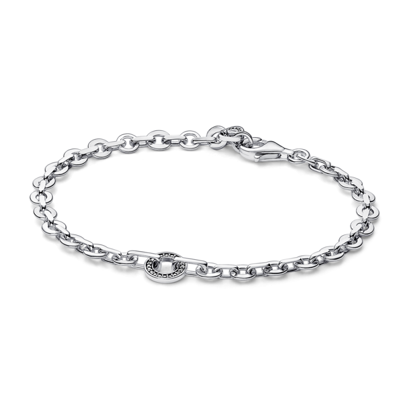 Bransoletka łańcuszkowa pavé Pandora Signature 592777C01