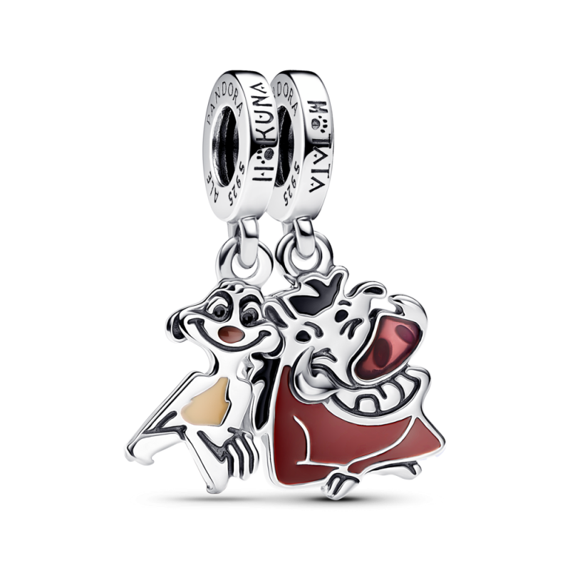 Charms-zawieszka Pandora Timon i Pumba Król Lew Disney 793357C01