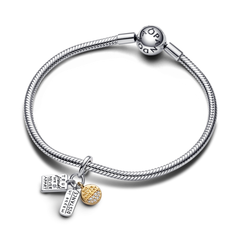 Potrójny charms-zawieszka Pandora Przyjaźń 763436C01