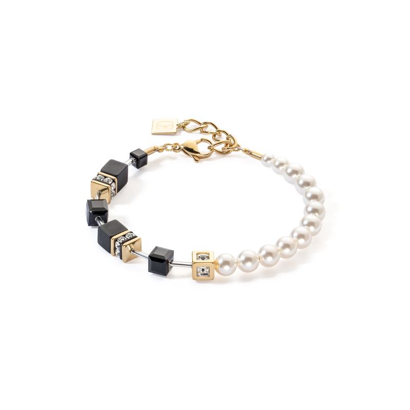 Bransoleta Coeur de Lion 1316 Black-Gold