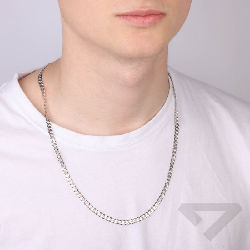 Łańcuszek srebrny pancerka